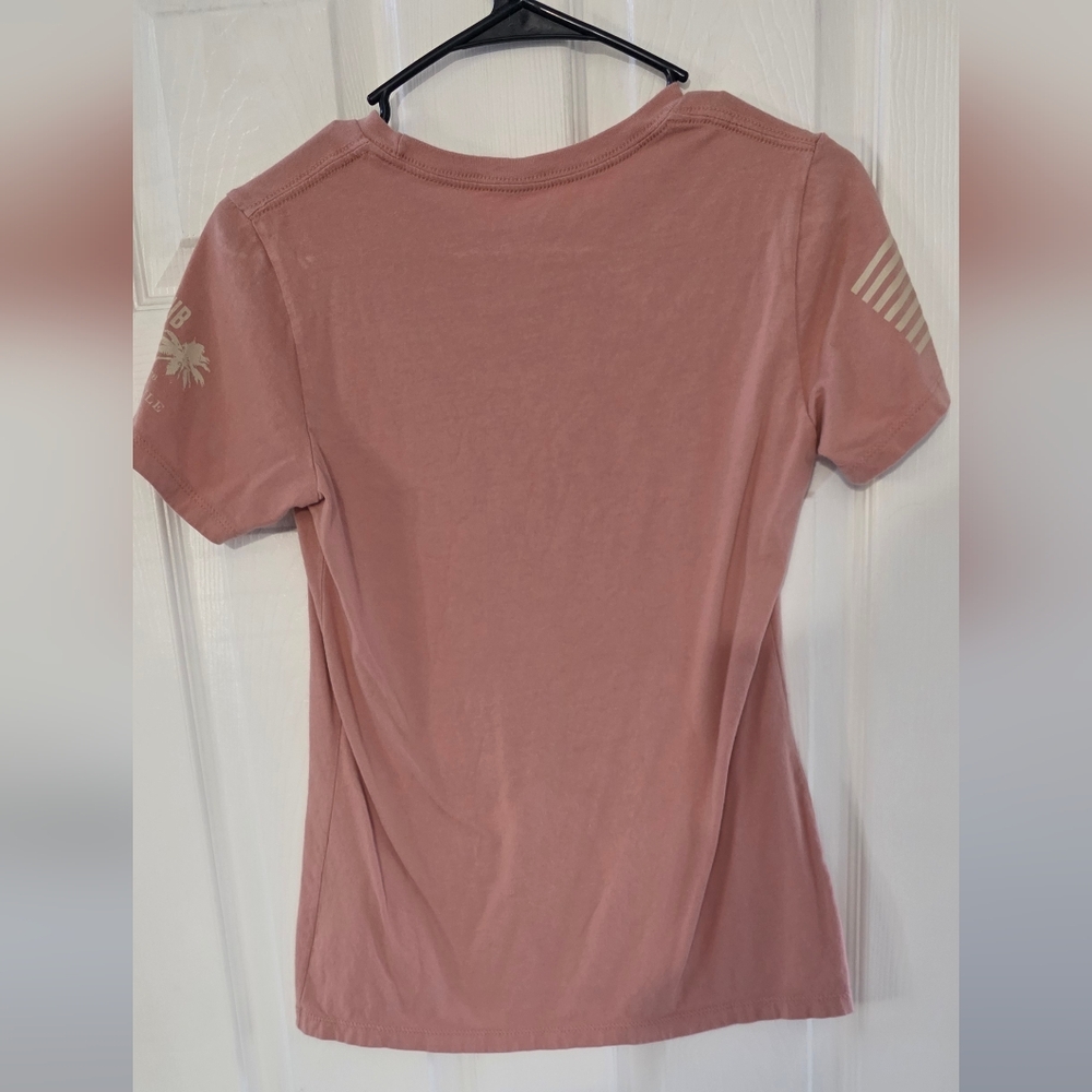 Women's Grunt Style Tan Graphic T-Shirt - Picture 5 of 5